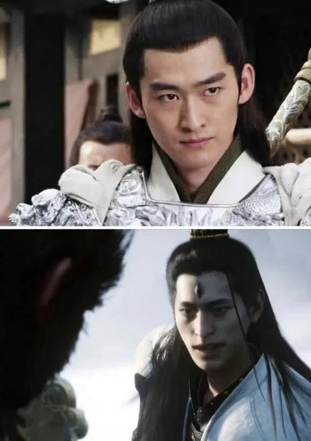 张翰被指与游戏中的二郎神撞脸。（互联网）