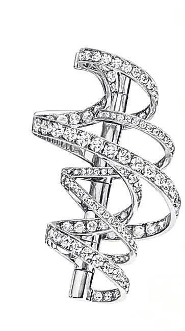 Torsade De Chaumet旋爱·芳登系列钻石胸针，价值约5万5200元。（取自品牌官网）