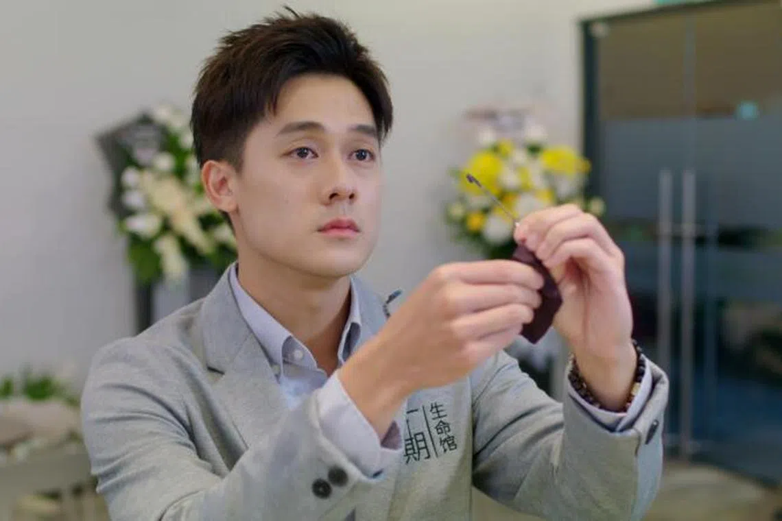 许瑞奇在讲述生死的戏剧《陪你到最后》里，也有多场哭戏。（取自网络）