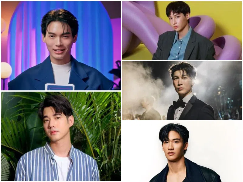 
（左上起，顺时针）Win有“国民男友”称号；Gun是童星出身；Mew是模特儿身份出道；Tay在2014年以主持人身份出道；作为80后，Mario的能力依然能打。（取自网络）