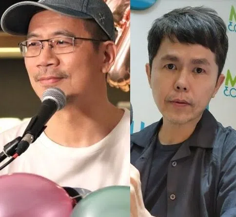 杰奇（左）与文鸿。（档案照片）