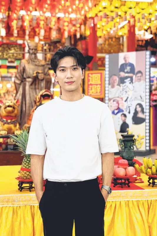 艺人熊杰豪这次也有份参演，与王昱清将有对手戏。（徐颖荃摄）