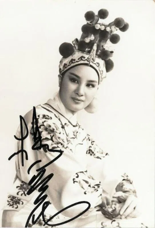 杨丽花反串小生一双电眼很吸睛。（取自网络）