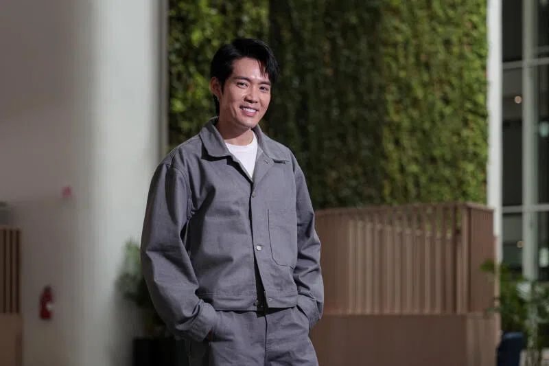 黄振隆要感谢他的华文老师。（档案照片）