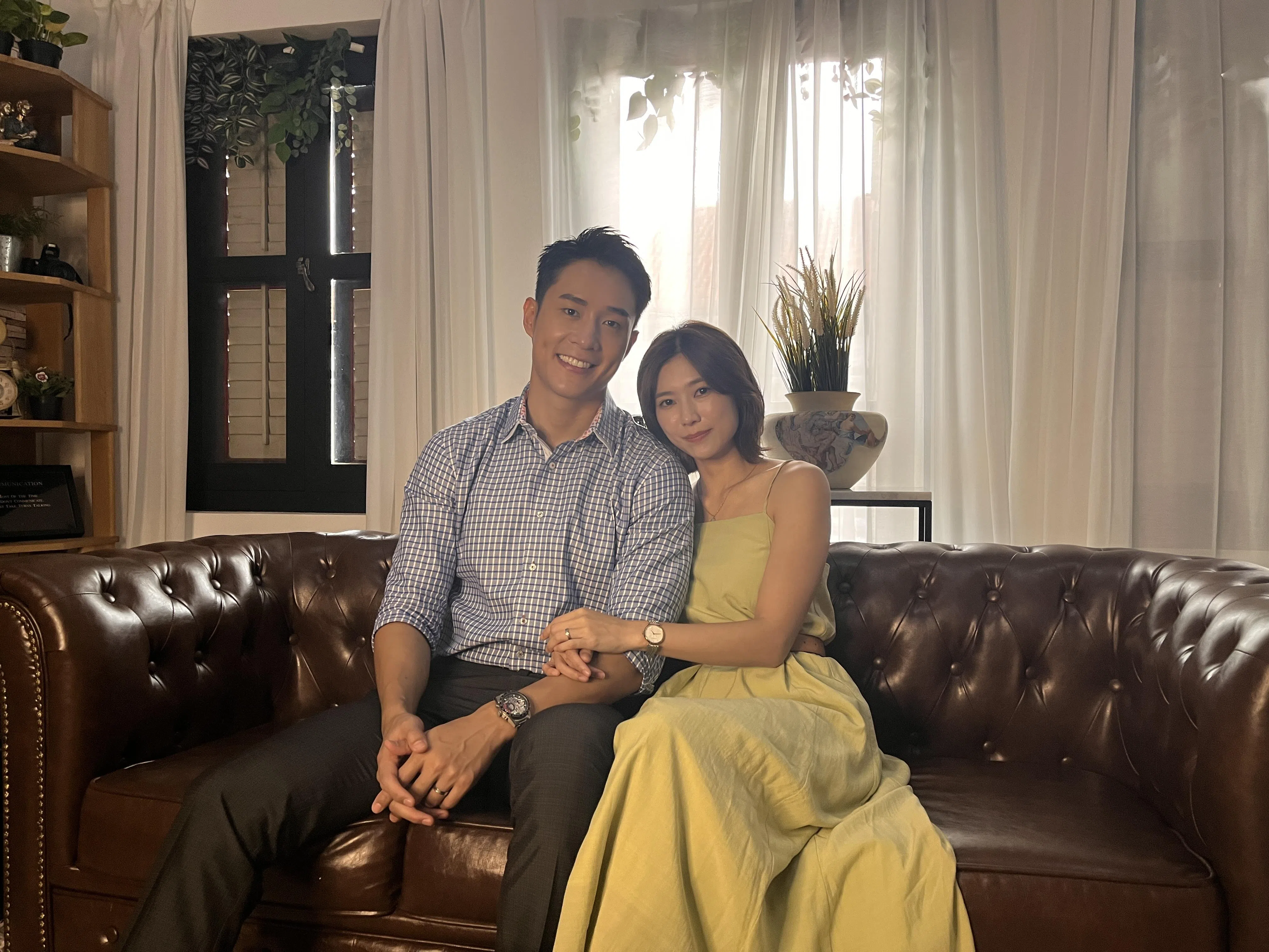 邓伟德与黄晶玲戏里饰演夫妻。（互联网）