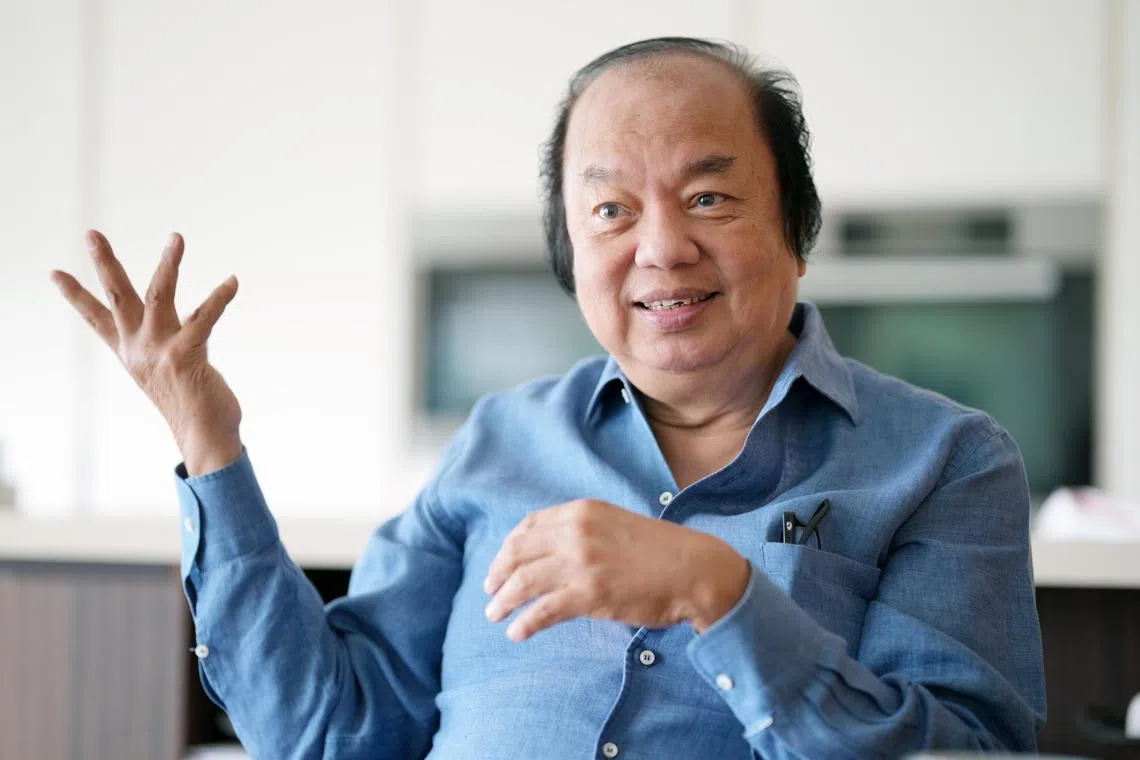 慈善家翁俊民将在接下来的两年内，每月给欧亚杨一家资助500元生活费。（档案照片）