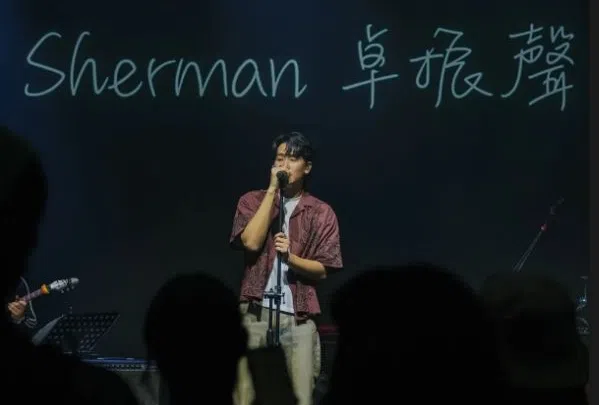 卓振声日前前往台湾参与《Jam Jam Asia》演出。（CROSS RATIO ENTERTAINMENT提供）