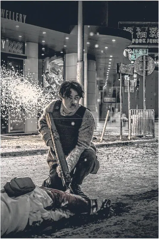 刘青云在剧中饰演警察。（取自网络）