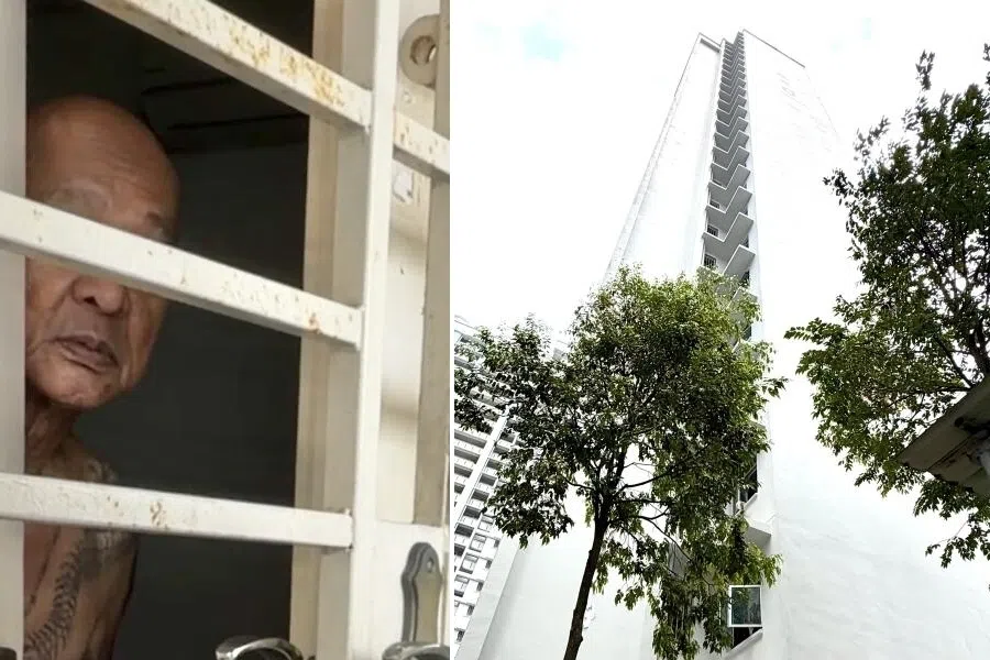 25楼抛三个花盆 71岁伯监五周