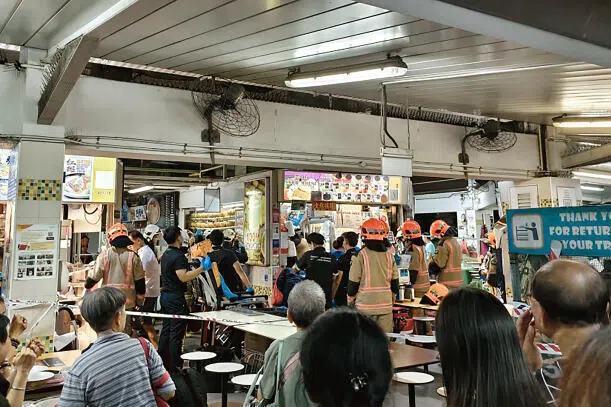 警方大面积封锁现场，避免救援工作受到干扰。（取自社媒）