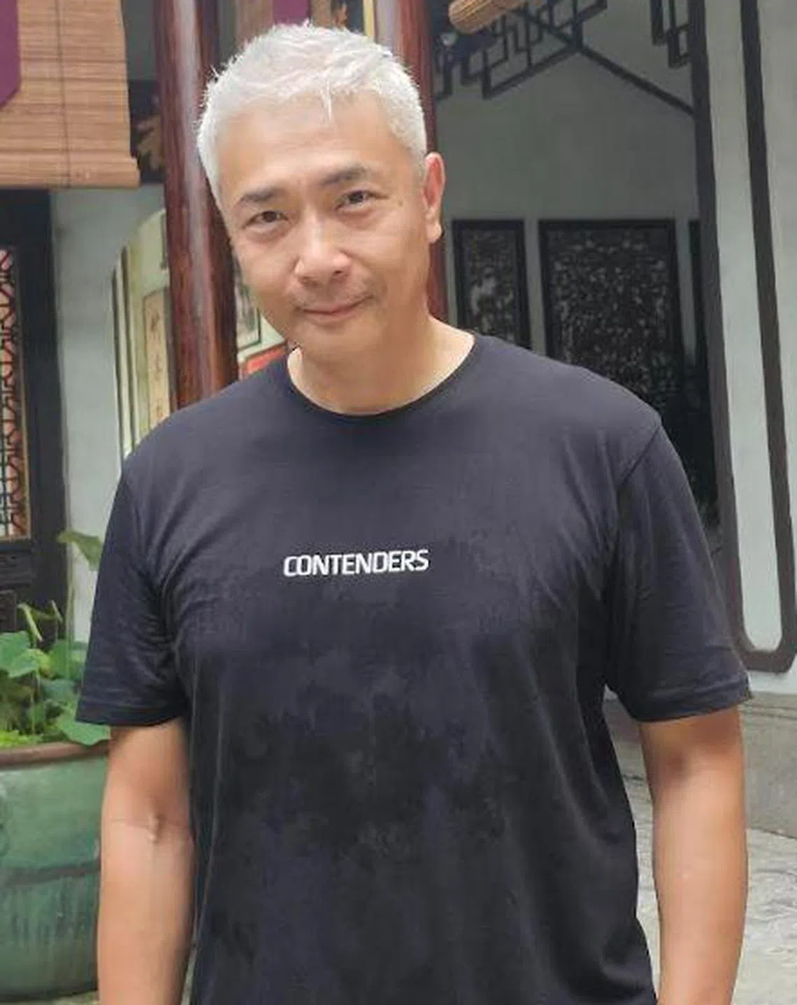 郑斌辉在《狮城山海》中饰演黑虎。（陈韵红摄）