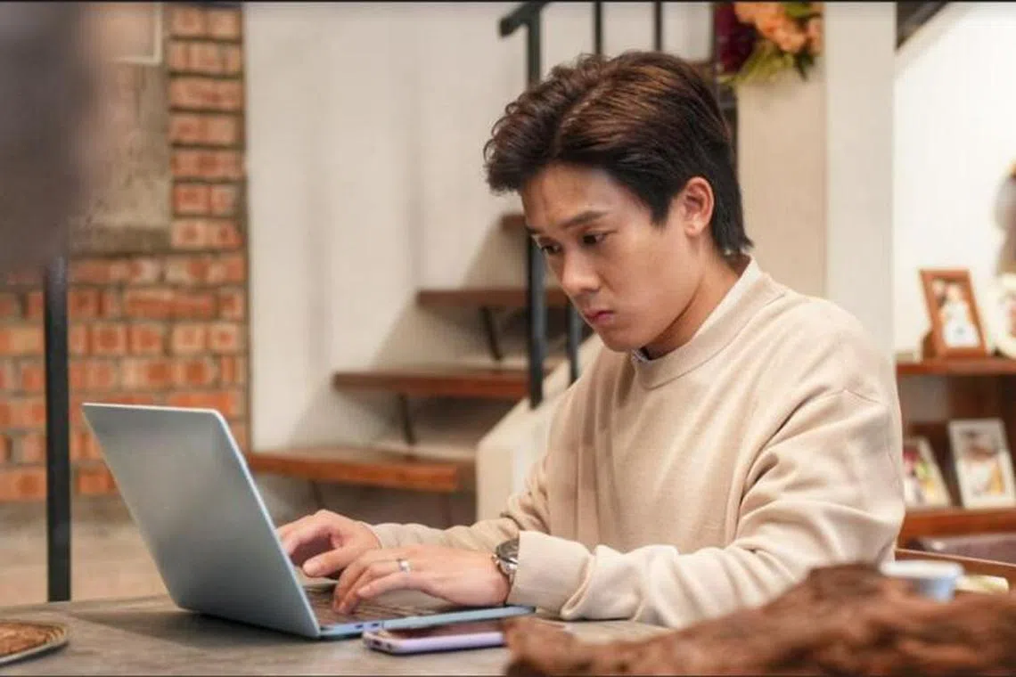 许瑞奇在《爱不虚拟》演科技天才。（受访者提供）