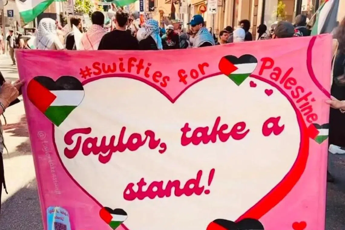 泰勒丝粉丝要求偶像表态。（互联网）