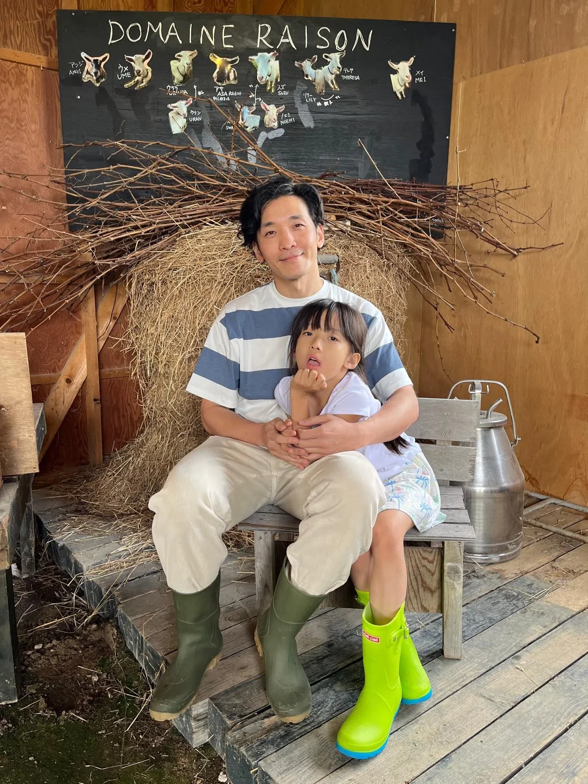 葛凡带七岁侄女到北海道露营。（新传媒提供）