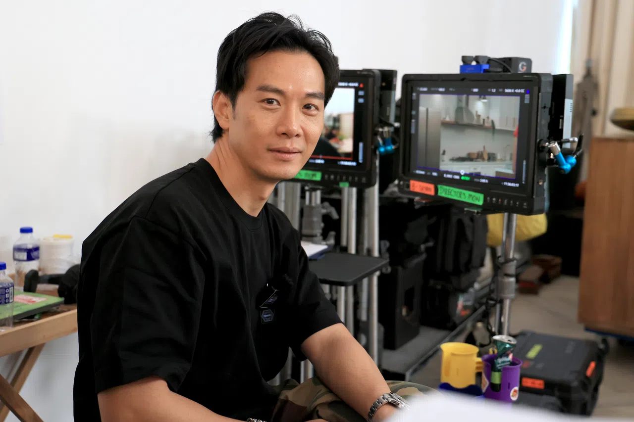 戚玉武对新秀们的表现给予肯定。（龙国雄摄）