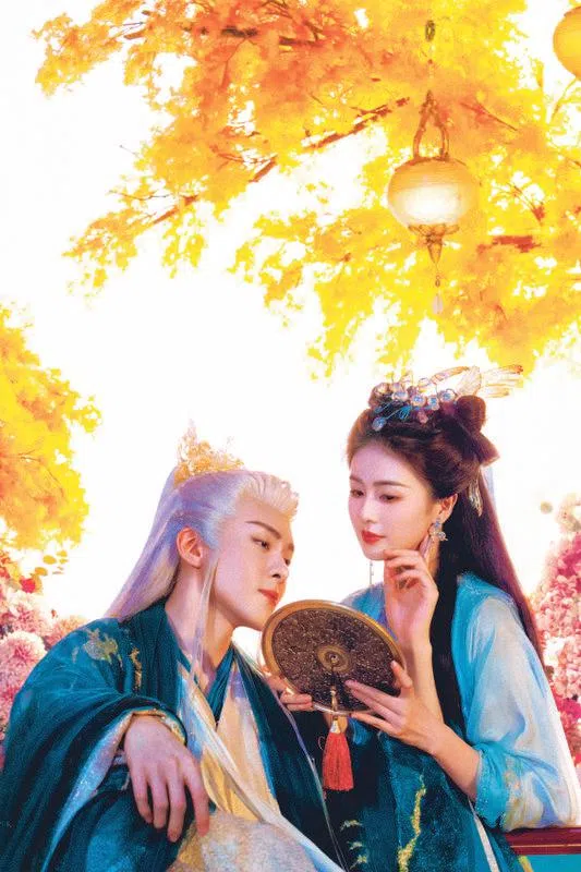 白鹿与曾舜晞在《临江仙》中首次合作。（Viu提供）