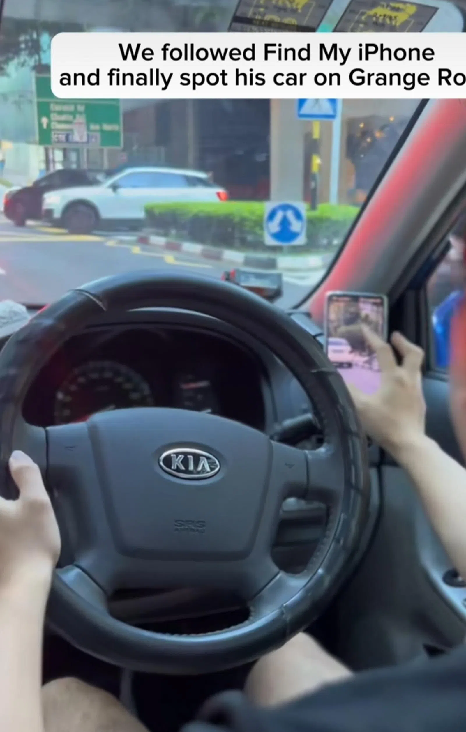朋友载凌宇方追踪丢失的手机。（取自TikTok视频）