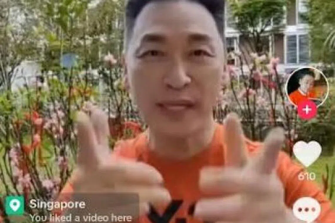 陈泰铭在社媒饶舌潮州歌 。（取自网络）