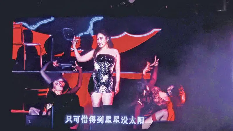 阿娇略微发胖，但动作依然敏捷。（张晓鹏摄）