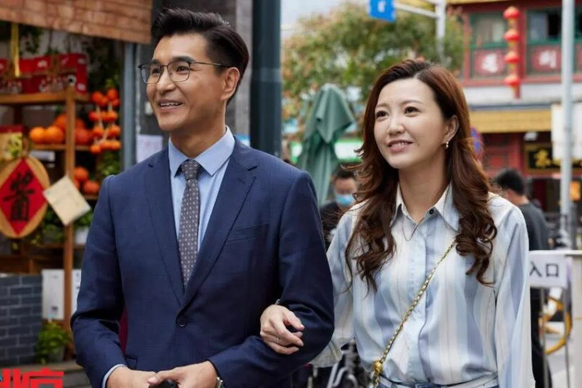 陈展鹏和吴若希在《香港人在北京》合作。（取自互联网）