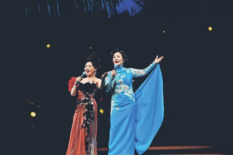 张德兰与汪明荃是当年“四朵金花”其中两名成员。（取自网络）