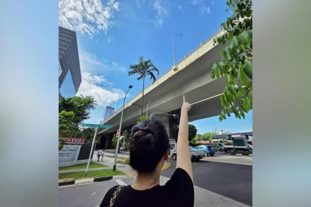 公众申诉，西海岸快速公路旁的人行走道，每逢雨天经过时，冷不防就有“小瀑布”从高架桥上洒下，溅湿衣服和鞋子，希望当局增设有