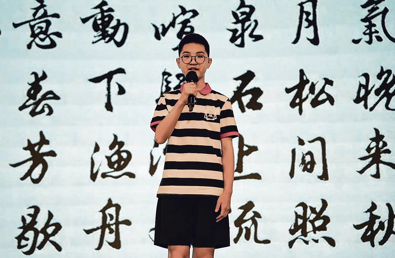 特别嘉宾王百贤特地从北京飞到新加坡与大家分享古诗词之美。（主办方提供）