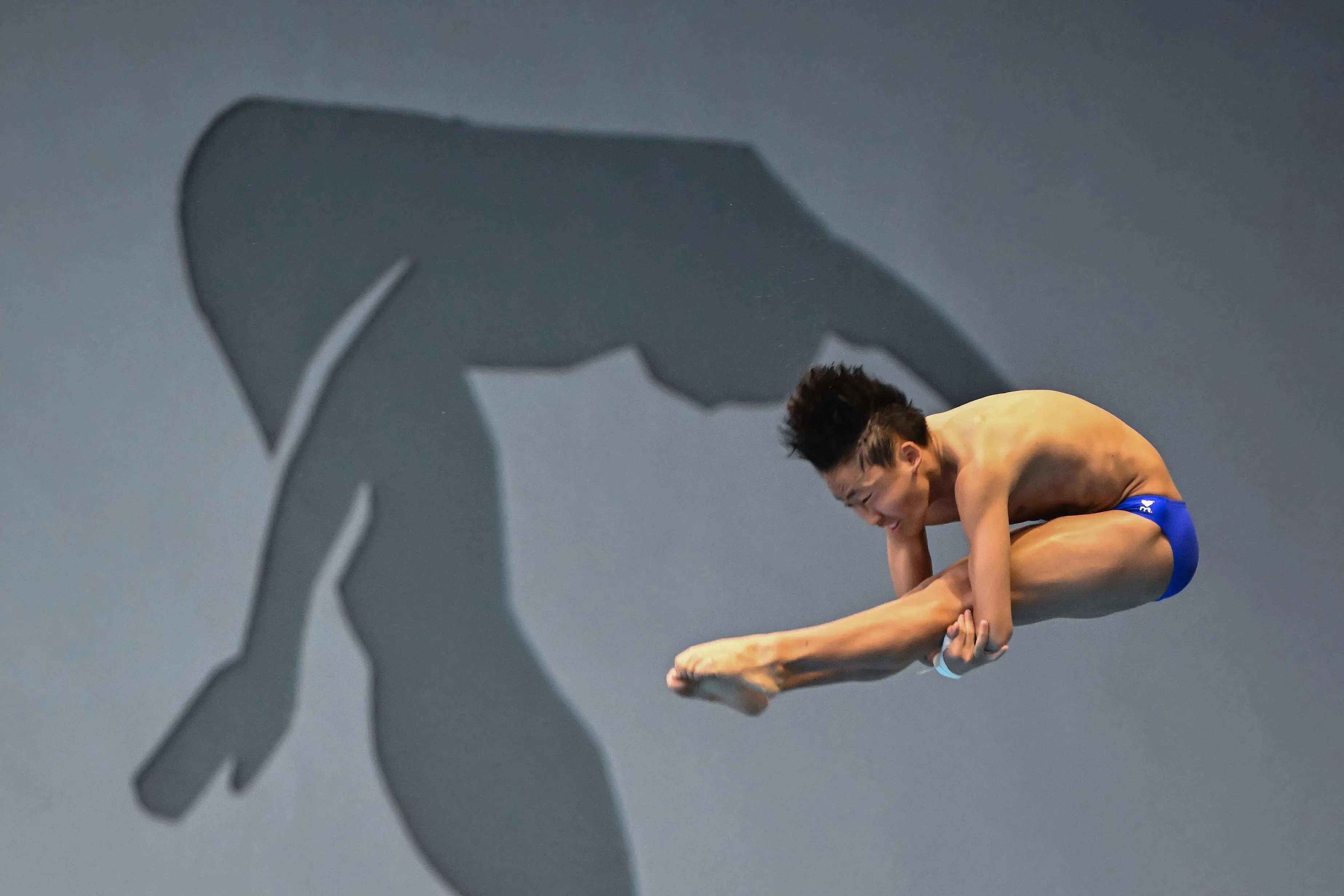 在2023年柬埔寨东运会上，我国跳水选手李承恩拿下男子跳台铜牌，连续两届比赛有奖牌入账。（海峡时报档案照片）