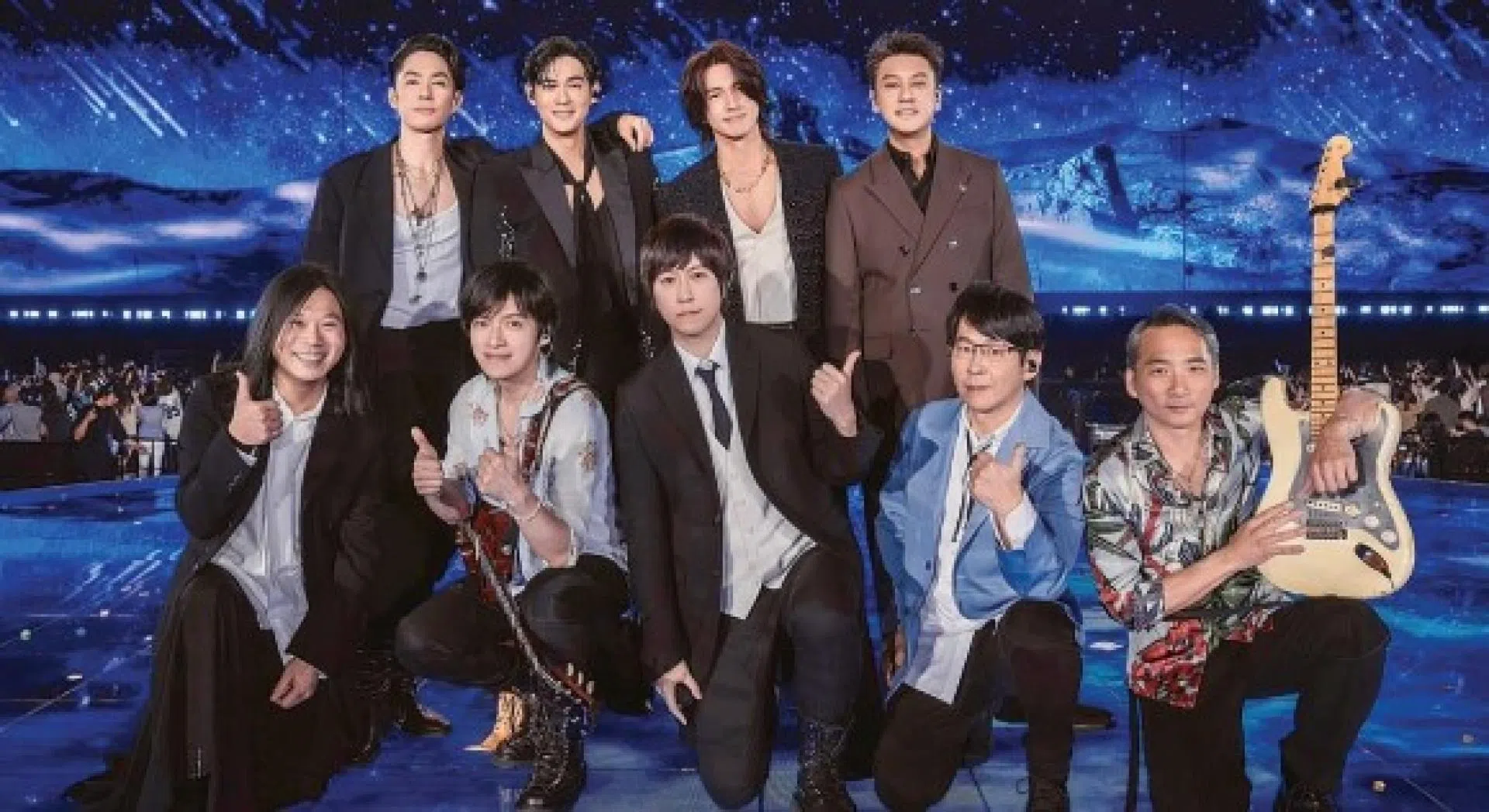 F4在五月天演唱会上合体，引爆怀旧潮。（互联网）