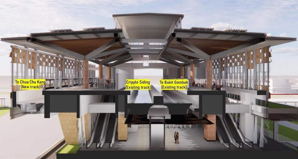 建成后，新地铁站将服务登加新镇的蔡厝港吉丰、武吉巴督西、百比林园住宅区、红砖区，以及现有和未来的住宅区。（陆路交通管理局提供）
