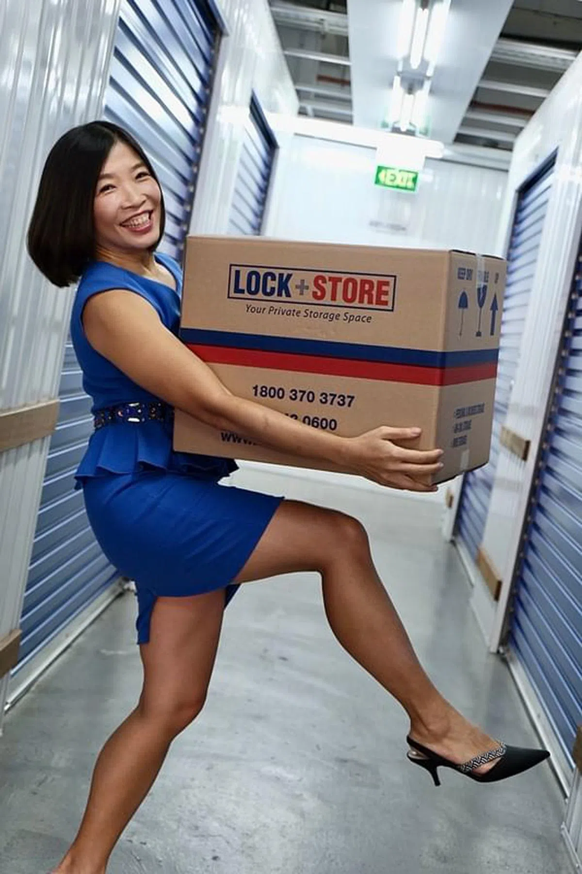 Lock+Store首席执行官黄素君表示，自助仓储需求上升跟疫情有很大关系。（图/商家提供）