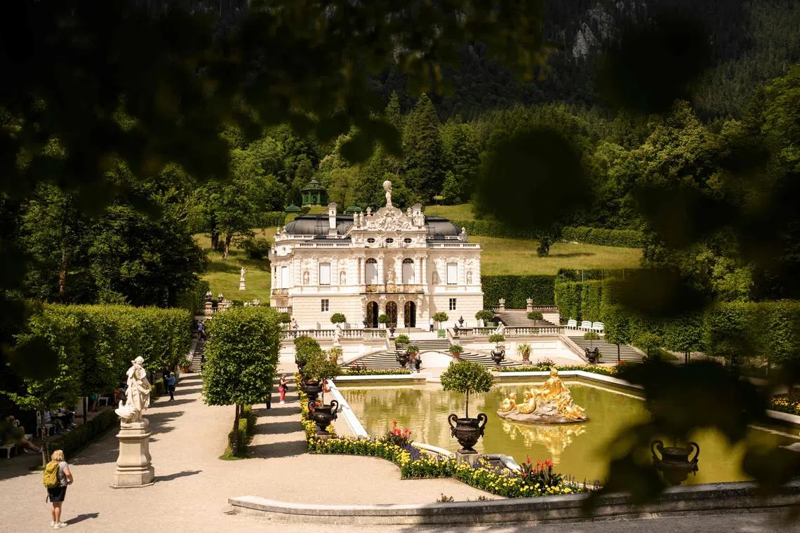 林德霍夫宫曾是巴伐利亚国王路德维希二世的私人休憩所。（法新社）