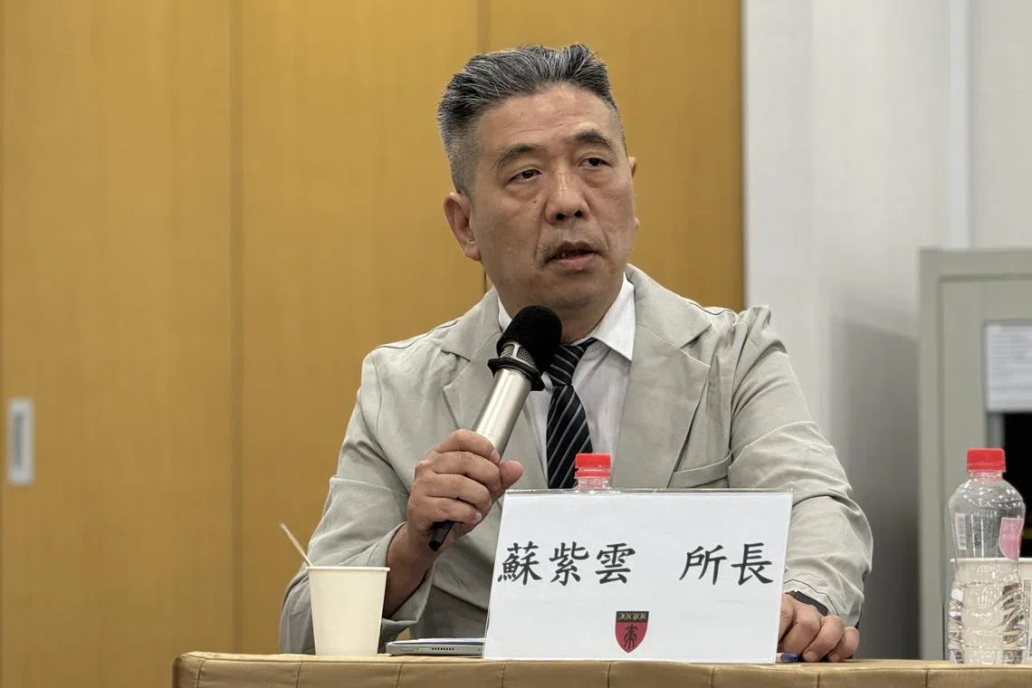 苏紫云分析， 石破茂上任后会延续岸田内阁的作法，增加日本国防预算； 但亚洲北约的概念，知易行难，不大具有可能性。 （缪宗翰摄）