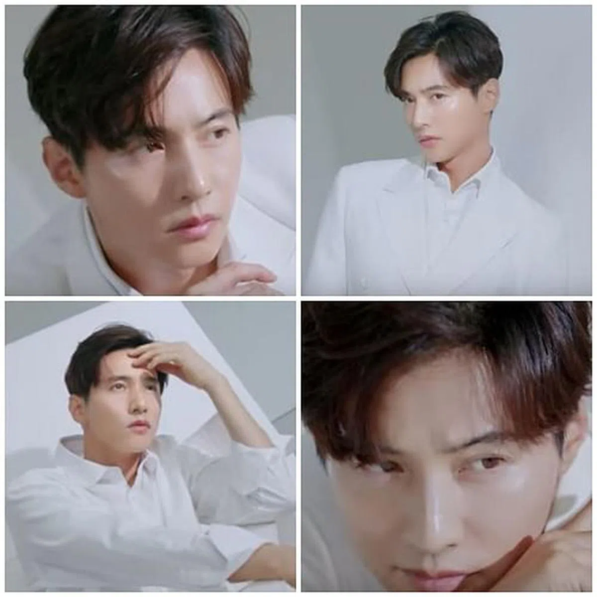 元斌连近拍特写都帅气。（视频截图）