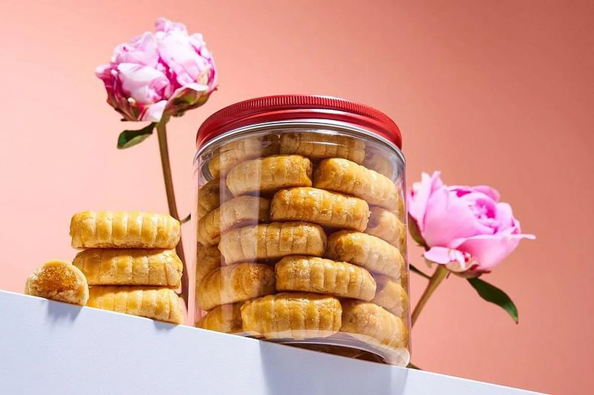 改良食谱的芒果口味凤梨酥。（图/商家提供）