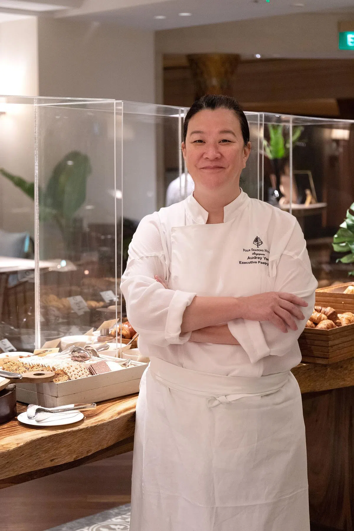 新加坡四季酒店西点行政总厨余荇君。