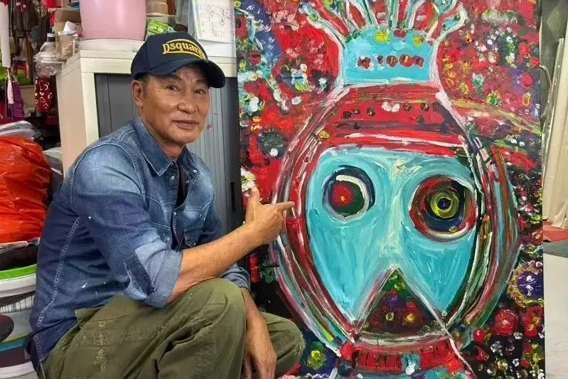 任达华绘画无师自通　5年成果首在台北办展