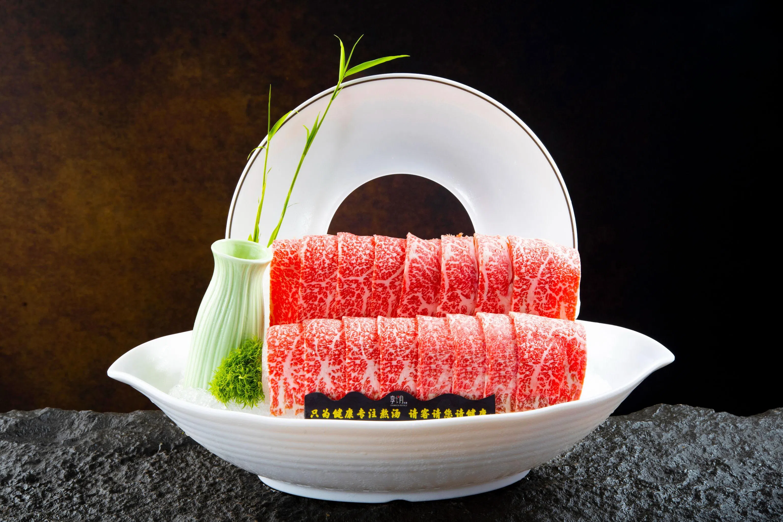 A4日本和牛肉质细嫩。（餐馆提供）