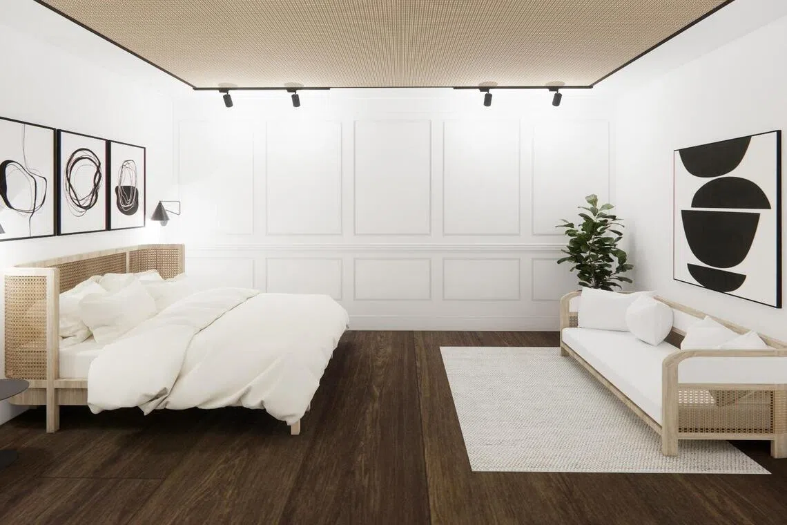 这些建筑在翻新后，将保留殖民时期建筑风貌，同时增设现代家具和设施。（取自土管局脸书）