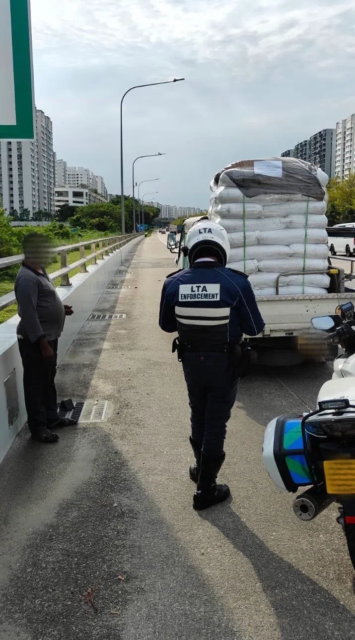 陆交局8月底在全岛展开为期五天的执法行动，捉到106辆违规车辆，包括超载货车。（陆交局提供）
