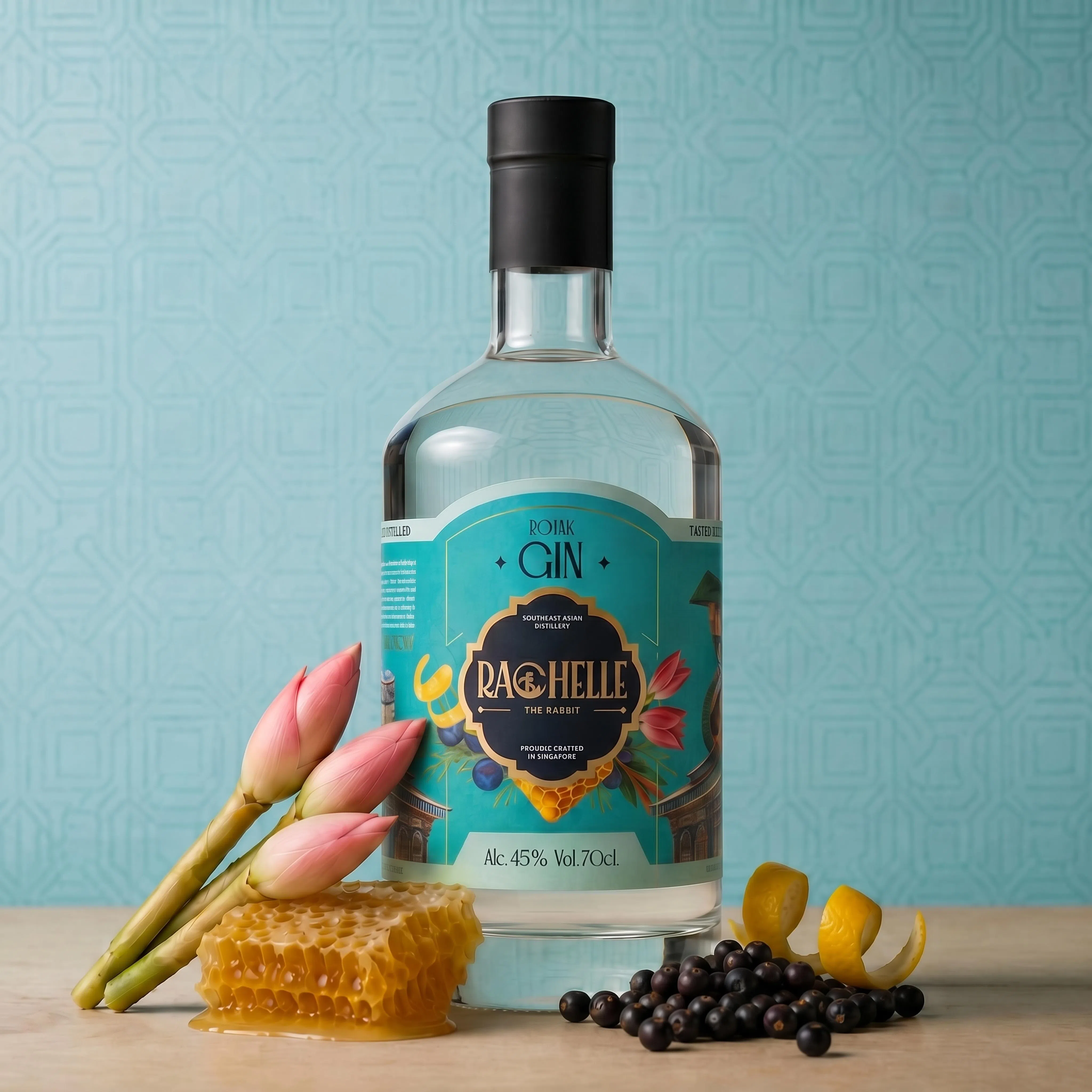 RTR Distillery’s Rojak Gin is full of Southeast Asian flavours.（Photo: RTR Distillery）