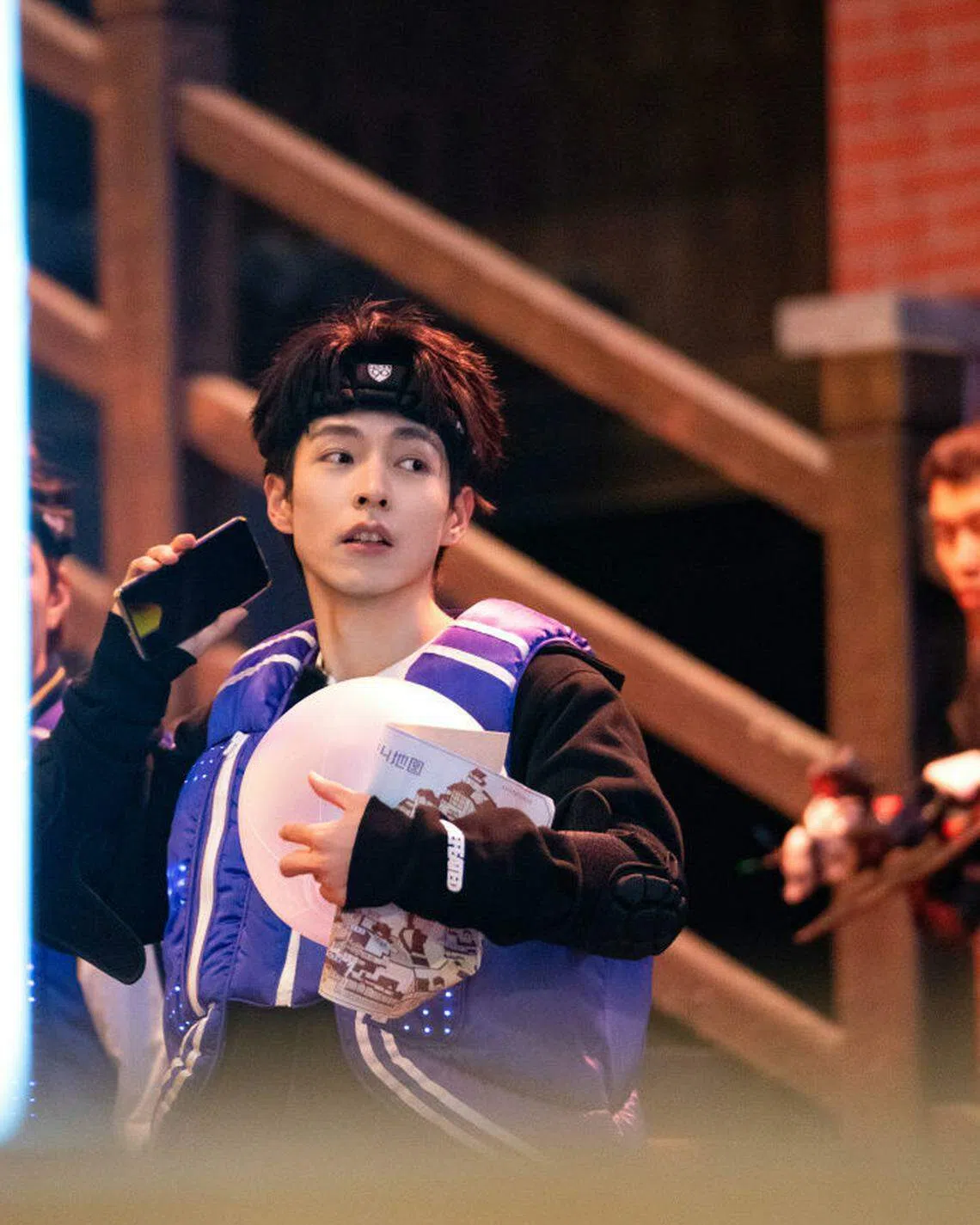 文韬参加《全员加速中》录影传意外。（互联网）