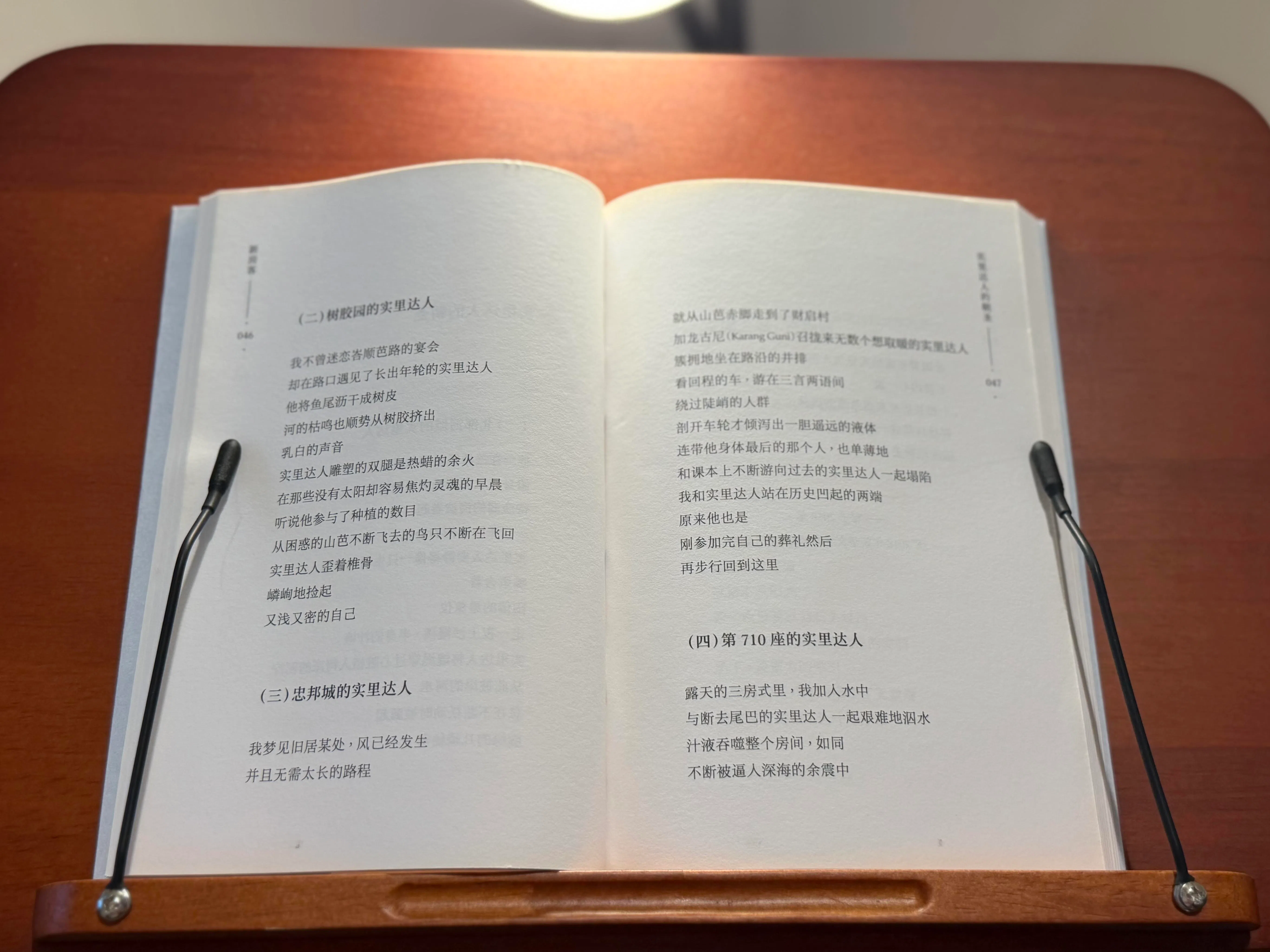 林艺君《实里达人的朝圣》曾获2018年新华文学青年诗歌奖。（张子奕摄）