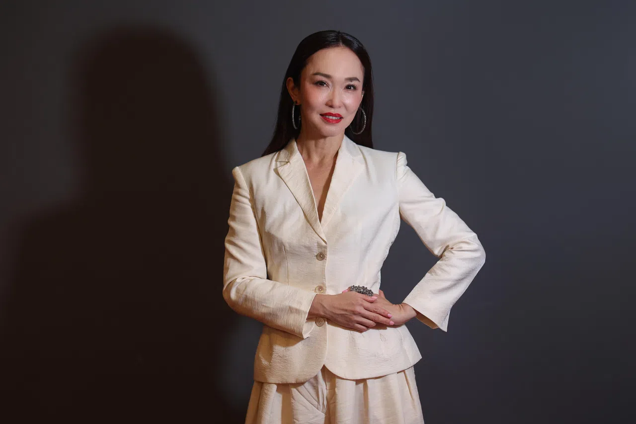 范文芳分享超越自我的经验，回忆起2000年首次在室内体育馆开演唱会的经历。（白艳琳摄）