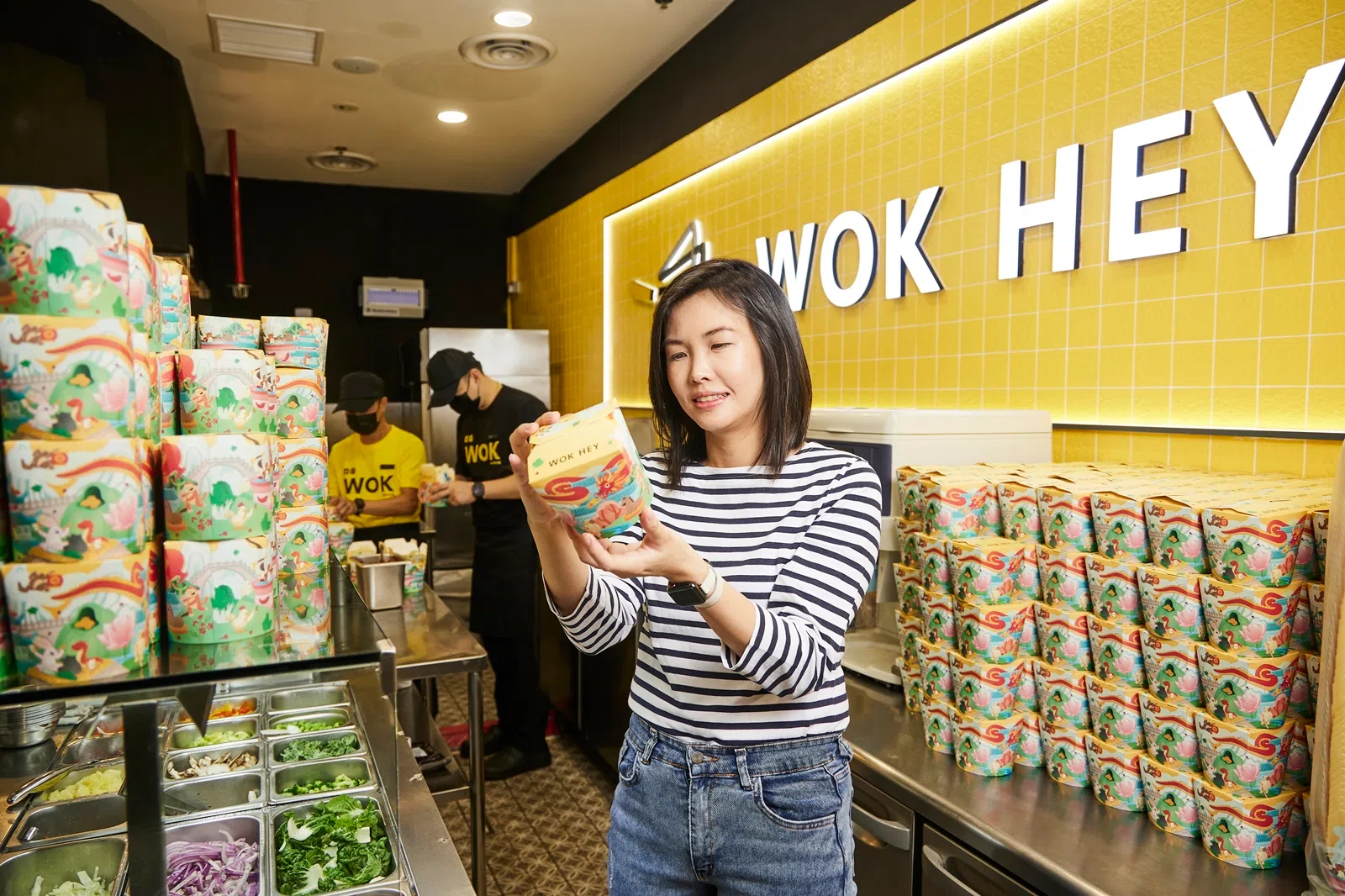 获免费数码专家咨询，使WOK HEY数码升级过程更顺利，林诗婷鼓励其他企业把握机会，多加利用首席技术官服务。（图/新报业媒体）