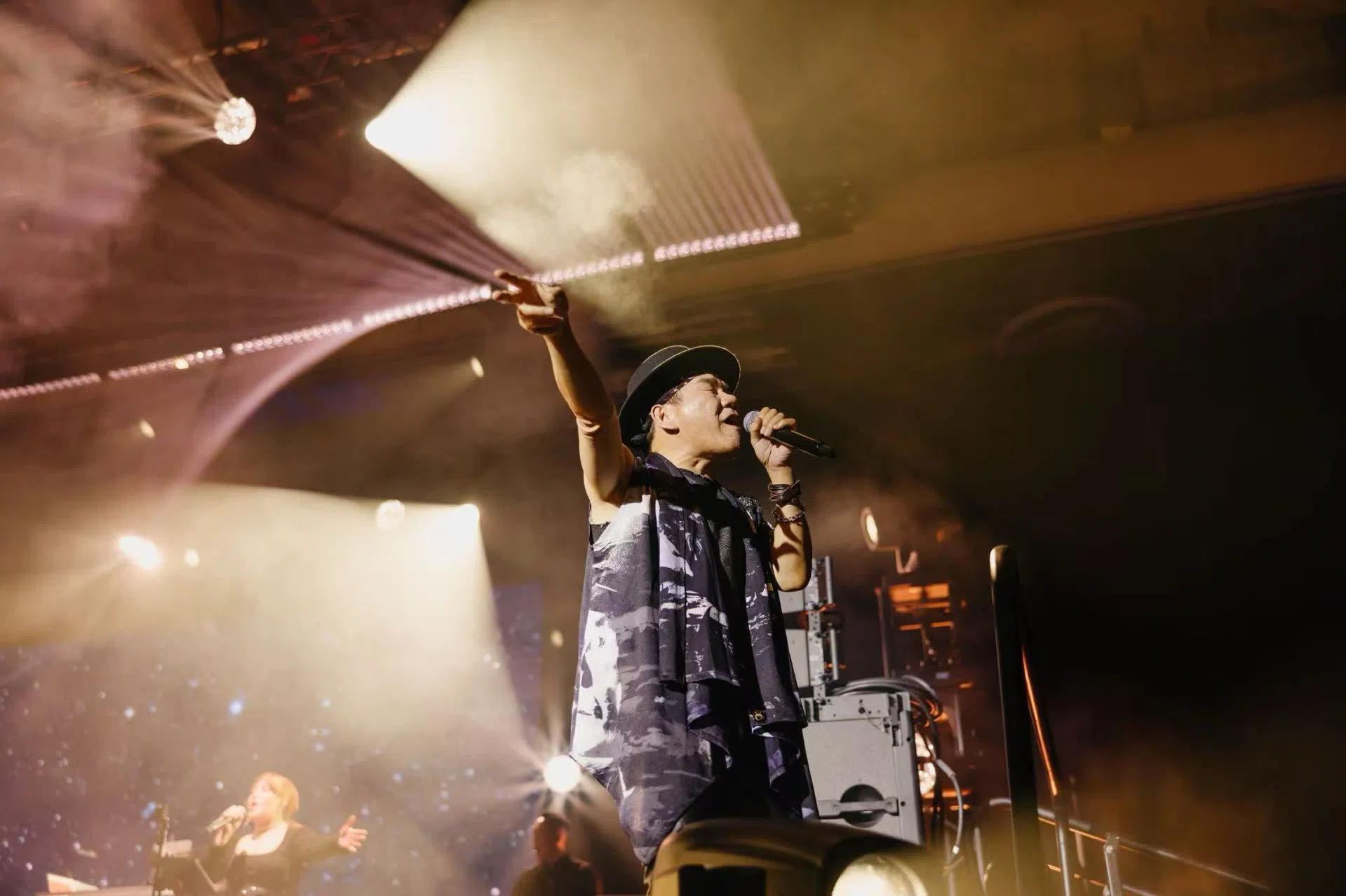 两小时的演出，赵传仿佛带着观众和他一起回顾了音乐旅程。（取自赵传脸书）