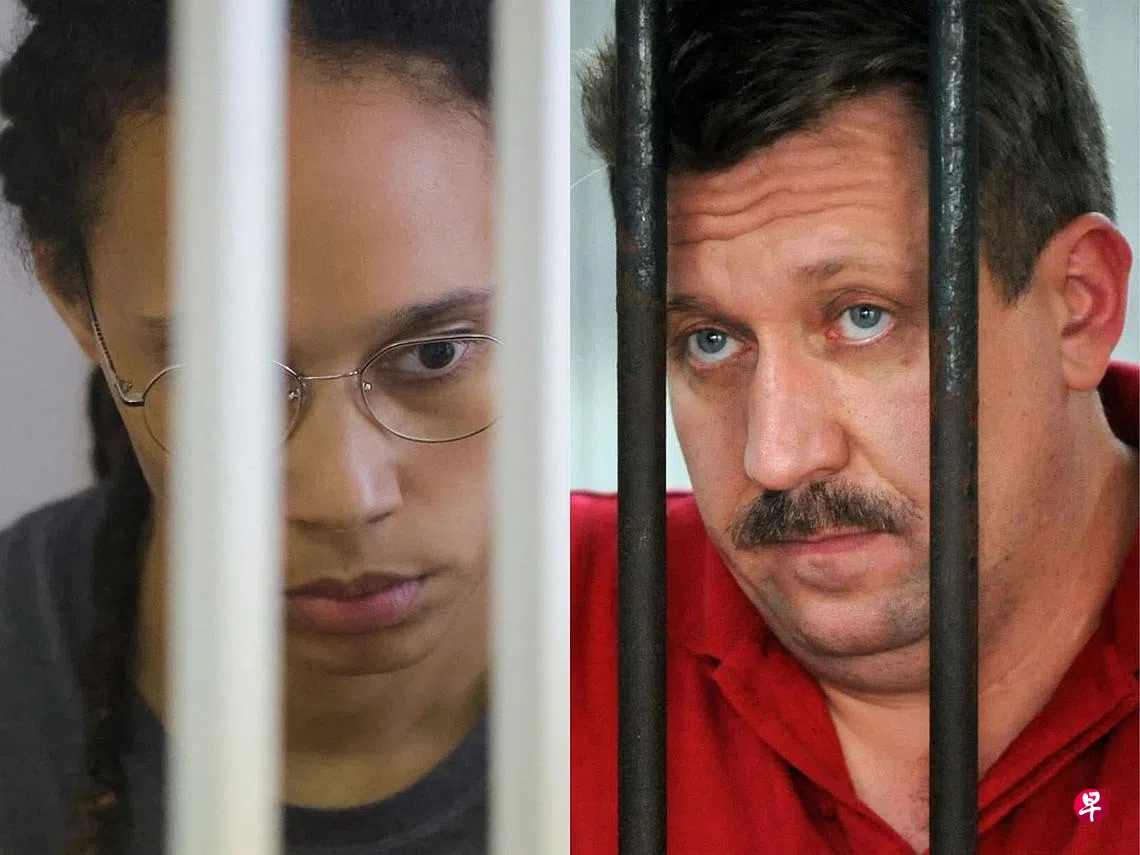 美俄交换囚犯篮球明星换军火商| 联合早报