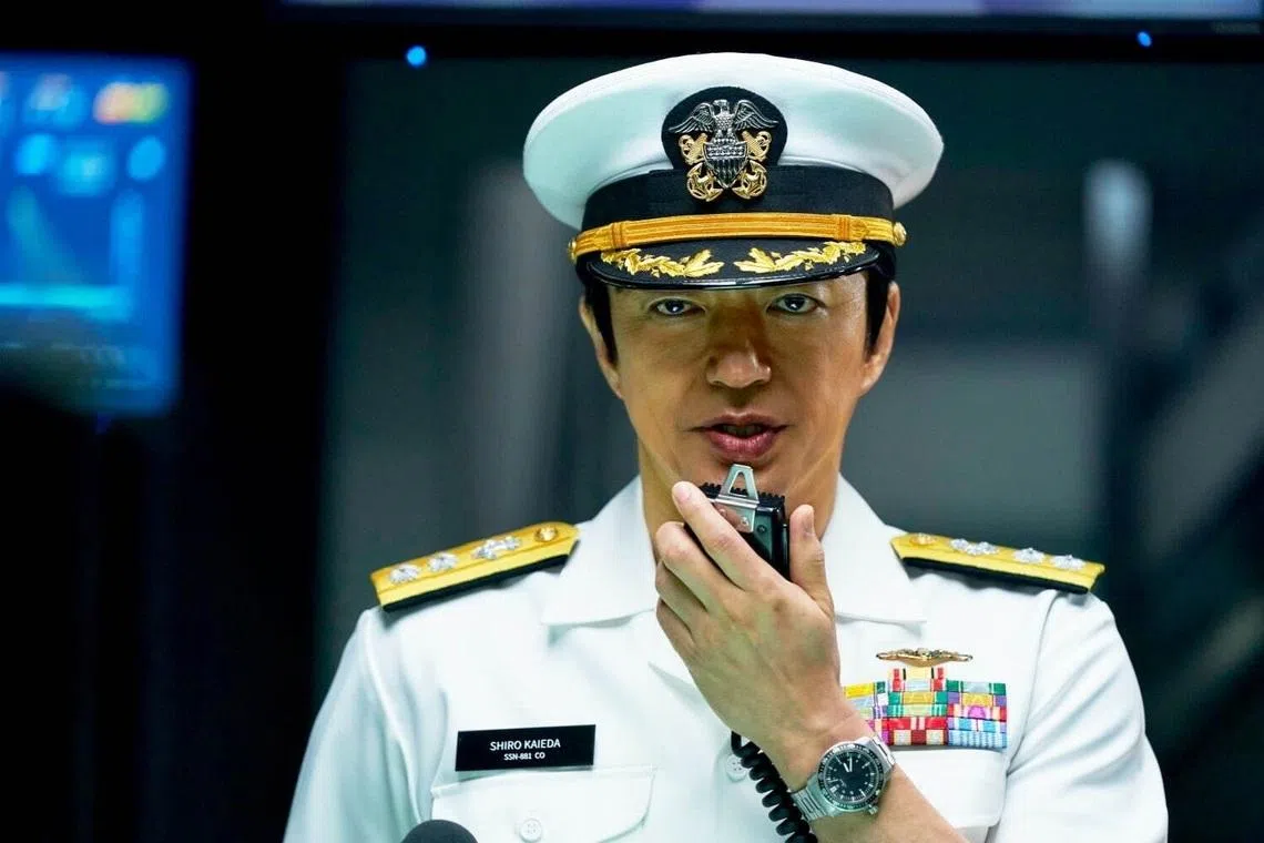 大泽隆夫化身极具领导魅力的舰长，冷酷睿智，深不可测。（互联网）