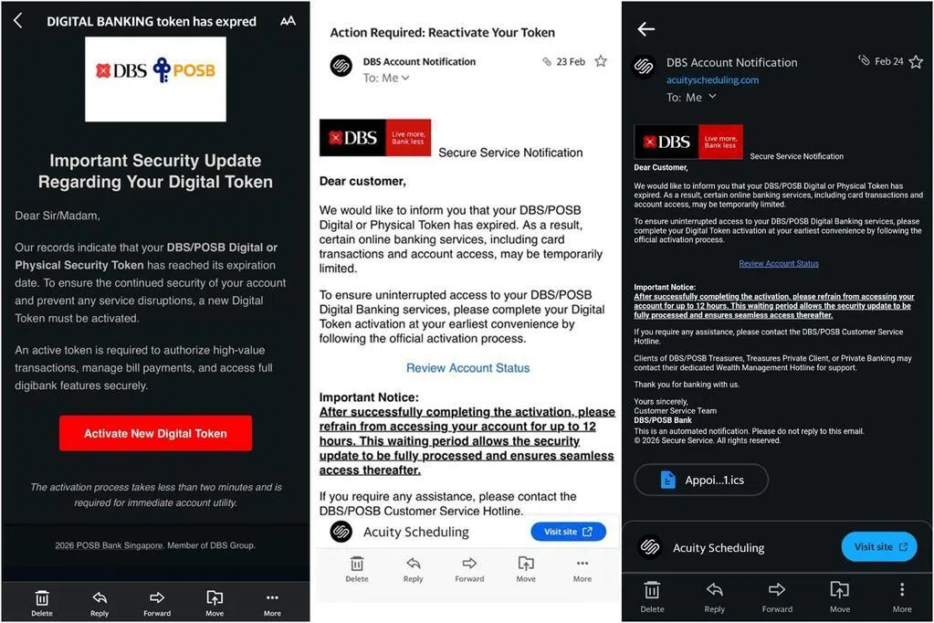 两个月来逾70起冒充星展与储蓄银行钓鱼骗局 损失至少48万元