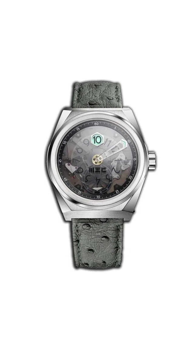 MEC Watches MEC-1最引人注目之处，是夜光小时数字显示。（MEC提供）